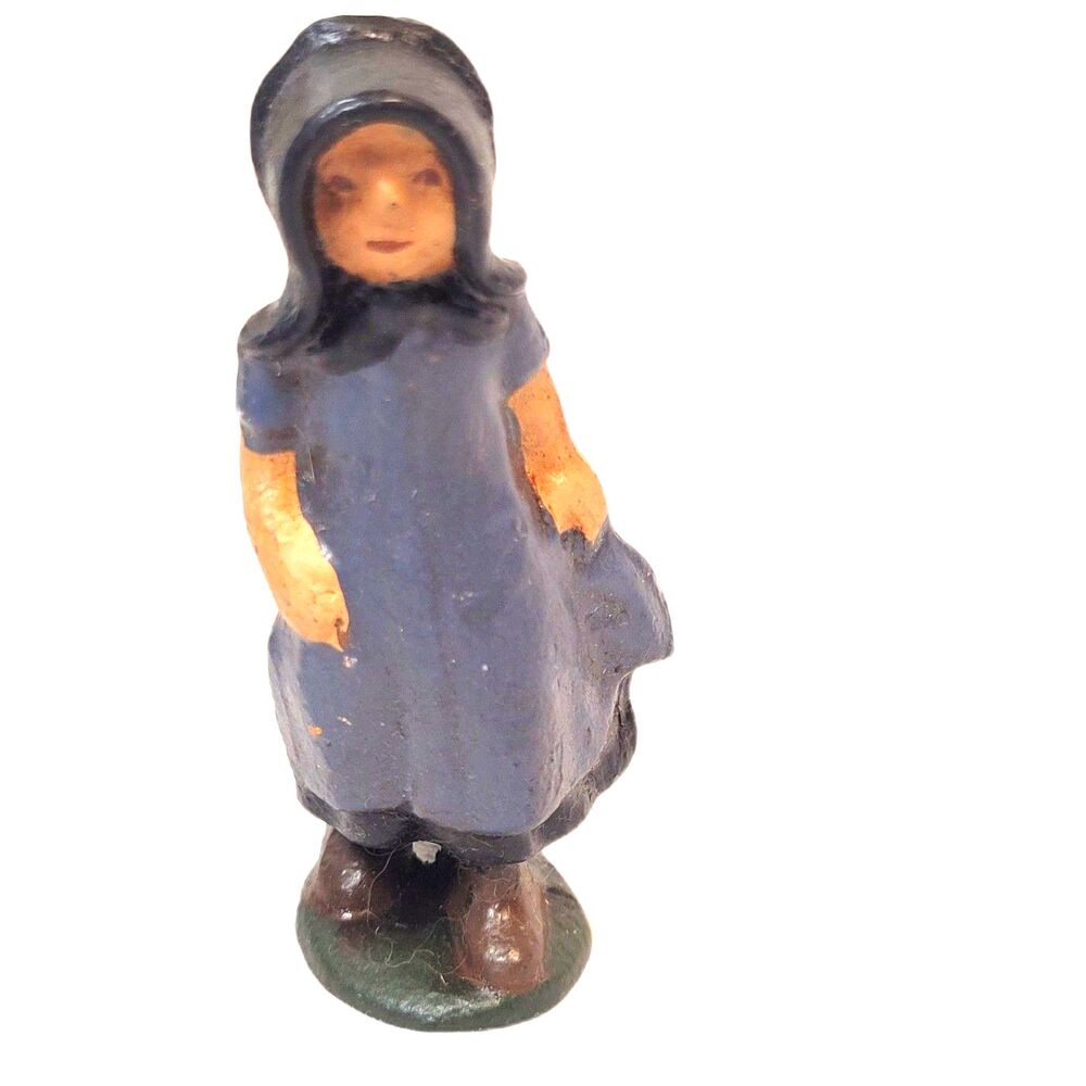 NWT Vintage Amish Handpainted Iron Figurines - 4 pc lot - Family figures NEW - Picture 5 of 9